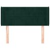 vidaXL Čelo postele so z&aacute;hybmi zelen&yacute; 83x16x78/88 cm zamat