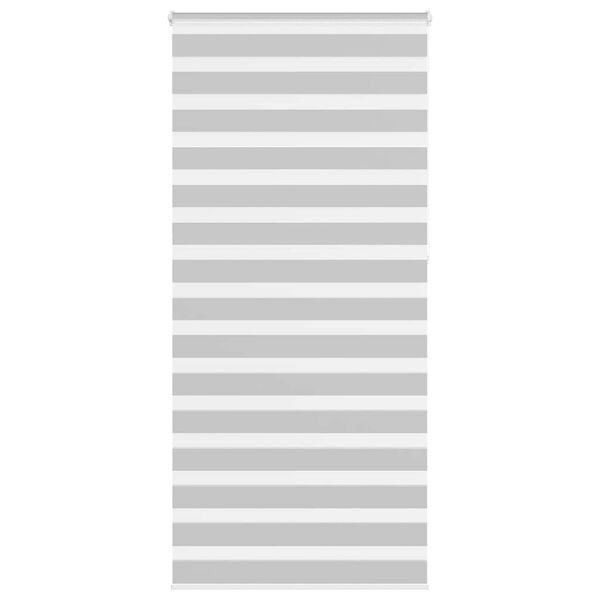 vidaXL Zebra roleta svetlosiv&aacute; 110x230cm &scaron;&iacute;rka l&aacute;tky 105,9cm polyester