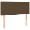 vidaXL Boxspring posteľ s matracom tmavohned&aacute; 90x190 cm l&aacute;tka