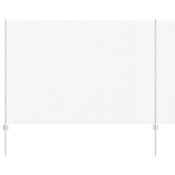 vidaXL Plot s podperou Strieborn&aacute; 1,5 x 25 m Oceľ