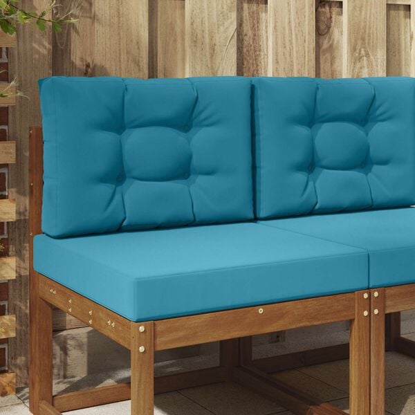 vidaXL Vank&uacute;&scaron; na vonkaj&scaron;iu pohovku 2 pcs Kr&aacute;lovsk&aacute; modr&aacute; Polyester