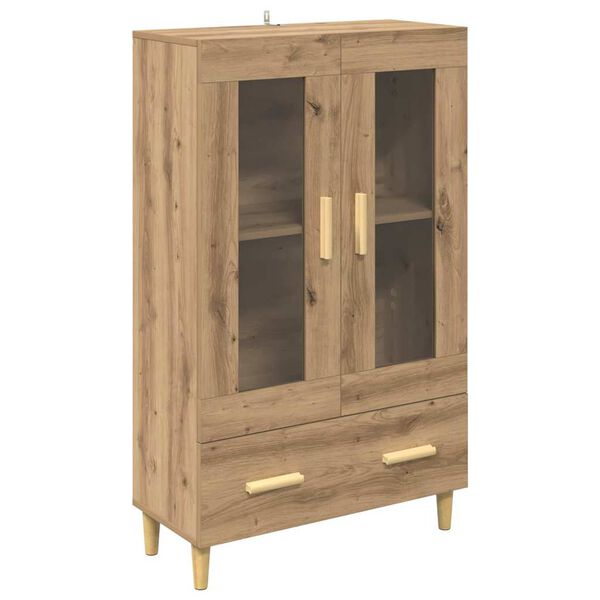 vidaXL Highboard Remeseln&yacute; dub 70 x 31 x 115 cm Kompozitn&eacute; drevo