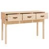 vidaXL Konzolov&yacute; stol&iacute;k 114x40x75 cm mas&iacute;vne borovicov&eacute; drevo