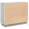 vidaXL LED komoda Siv&yacute; Sonoma 90 x 32 x 75 cm Kompozitn&eacute; drevo