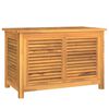 vidaXL Záhradný úložný box s vreckom 90x50x58 cm masívny teak