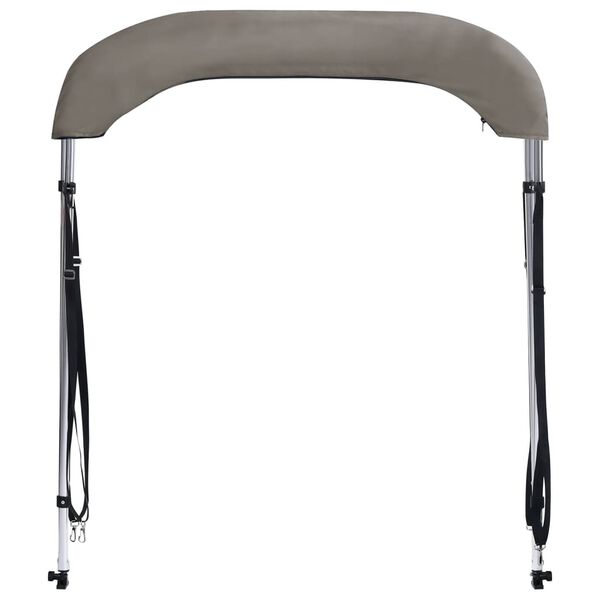 vidaXL 2-kr&iacute;dlov&aacute; bimini strie&scaron;ka siv&aacute; 180x150x110 cm