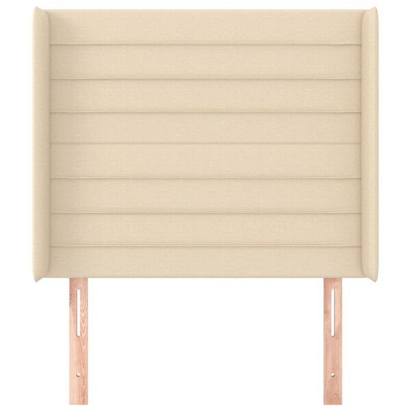 vidaXL Čelo postele so z&aacute;hybmi kr&eacute;mov&eacute; 83x16x118/128 cm l&aacute;tka