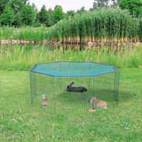 TRIXIE Vonkajšia klietka pre domáce zvieratá s ochrannou sieťou 60x57 cm zelená