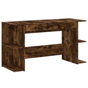 vidaXL St&ocirc;l dymov&yacute; dub 140x50x75 cm kompozitn&eacute; drevo
