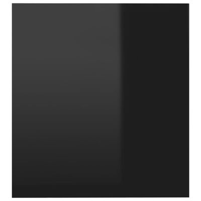 vidaXL TV skrinka s LED svetlami, lesklá čierna 140x36,5x40 cm