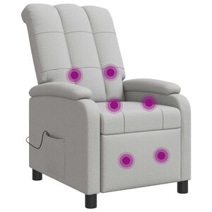 vidaXL Mas&aacute;žne relaxačn&eacute; kreslo Obl&aacute; &scaron;ed&aacute; L&aacute;tka