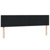 vidaXL Box Spring Posteľ s matracmi Čierna 200x210 cm Zamat
