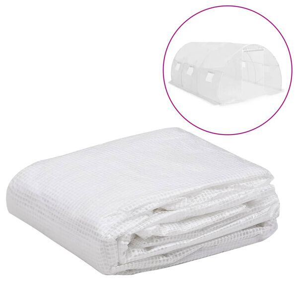 vidaXL Náhradná plachta na skleník (13,5 m²) 3x4,5x2 m, priehľadná