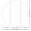 vidaXL Podložka pod bazén svetlosivá Ø396 cm polyesterová geotextília