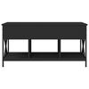 vidaXL Konferenčn&yacute; stol&iacute;k čierny 100x55x50 cm kompozitn&eacute; drevo a kov