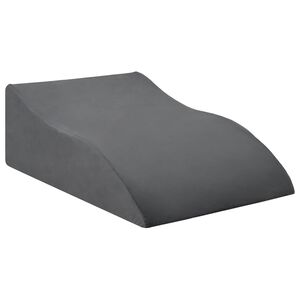 vidaXL Vank&uacute;&scaron; na nohy 68 x 41 x 21 cm PU pena Siv&aacute;