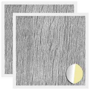 vidaXL Samolepiaci obal na skrutky 2 ks Siv&yacute; Sonoma &Oslash; 20 x 0,5 mm