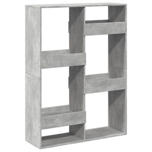 vidaXL Deliaca stena bet&oacute;nov&aacute; siv&aacute; 100x33x135 cm kompozitn&eacute; drevo