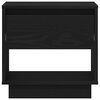 vidaXL Nočn&yacute; stol&iacute;k Čierny dub 45 x 34 x 44 cm Kompozitn&eacute; drevo