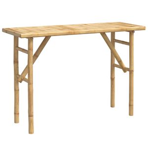 vidaXL Konzolov&yacute; stol&iacute;k 115x39x75 cm bambus