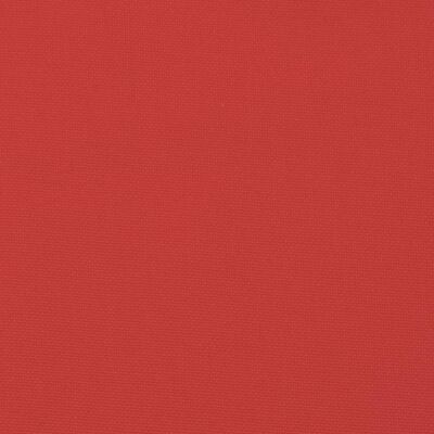 vidaXL Podložky na paletový nábytok 5 ks, červené, látka