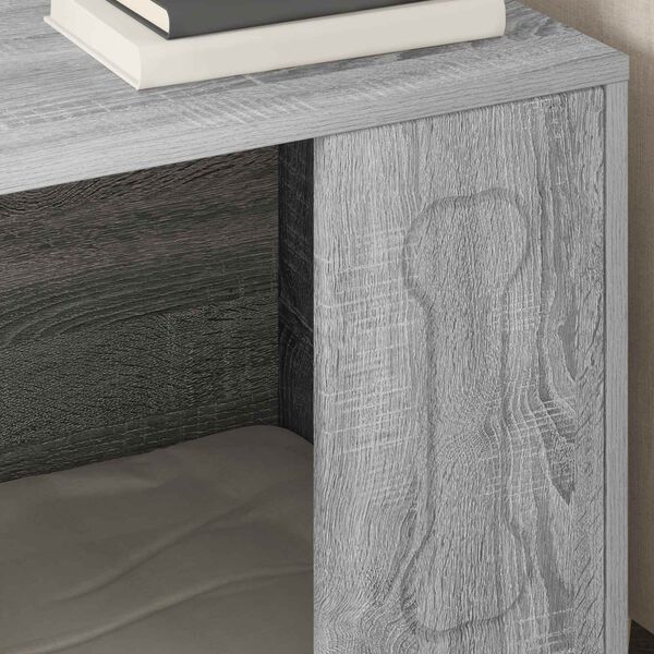 vidaXL Ps&iacute; dom Siv&yacute; Sonoma 44 x 42 x 49 cm Kompozitn&eacute; drevo