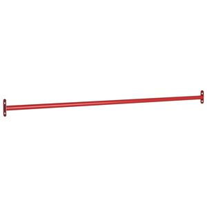 vidaXL Otočn&aacute; tyč 125 cm oceľov&aacute; červen&aacute;