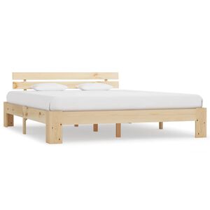 vidaXL Posteľ bez matraca 180x200 cm mas&iacute;vna borovica