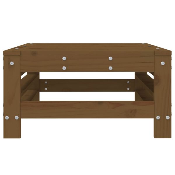 vidaXL Záhradná podnožka medovo hnedá masívna borovica