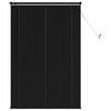 vidaXL Žal&uacute;zia Čierny 150 x 70 cm 25 mm PVC
