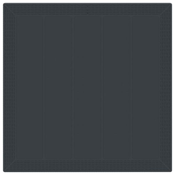 vidaXL Z&aacute;hradn&yacute; jed&aacute;lensk&yacute; set 3 pcs Antracit Polypropyl&eacute;n