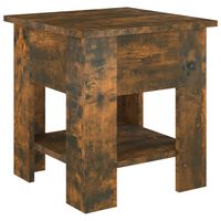 vidaXL Konferenčný stolík údený dub 40x40x42 cm kompozitné drevo