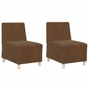 vidaXL Bezr&uacute;čkov&aacute; modul&aacute;rna sofa jednotka 2 pcs Hned&aacute; 55 x 74 x 82 cm