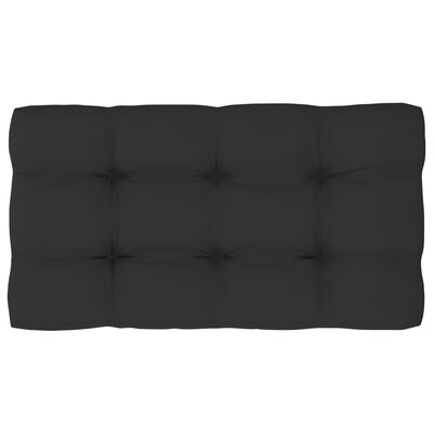vidaXL Podložky na paletovú sedačku 3 ks čierne