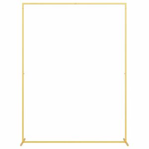 vidaXL Svadobn&yacute; obl&uacute;k Zlat&aacute; 150 x 49,5 x 200 cm Oceľ