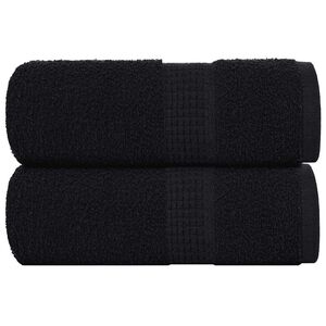 vidaXL Utierky na um&yacute;vanie FROGN 2 ks čierne 30x30 cm 360 g/m&sup2;