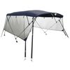 vidaXL Strie&scaron;ka Bimini so 4 obl&uacute;kmi a stenami 243x(170-182)x137 cm
