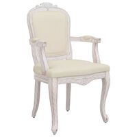 vidaXL Jedálenské stoličky béžové 62x59,5x100,5 cm ľan