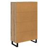 vidaXL Highboard Remeseln&yacute; dub 69,5 x 31 x 115 cm Kompozitn&eacute; drevo