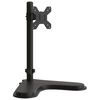 vidaXL Držiak monitora čierny oceľov&yacute; VESA 75/100 mm