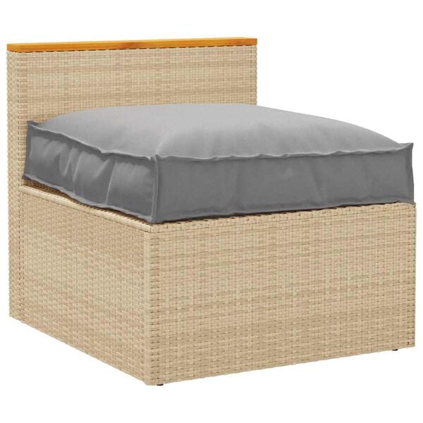 vidaXL Podložka Siv&aacute; 70 x 70 x 12 cm Oxfordsk&aacute; l&aacute;tka