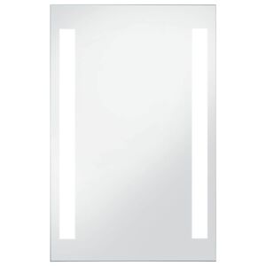 vidaXL K&uacute;peľňov&eacute; n&aacute;stenn&eacute; zrkadlo s LED osvetlen&iacute;m 60x100 cm