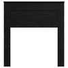 vidaXL Zadné čelo s čelnou doskou Čierny dub 75 cm Kompozitné drevo