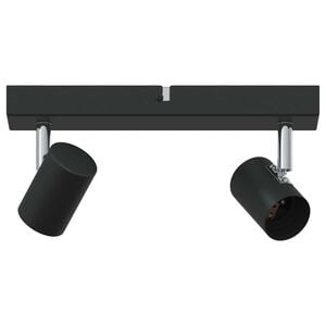 vidaXL Stropn&eacute; bodov&eacute; svetlo so bodmi Čierna 26 x 6,5 x 11,5 cm Kov