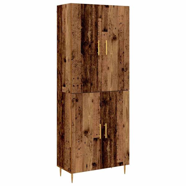 vidaXL Highboard Star&eacute; drevo 69,5 x 34 x 180 cm Kompozitn&eacute; drevo