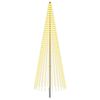 vidaXL LED vianočn&yacute; stromček 385 cm 1148 LED Tepl&aacute; biela Železo Čierna