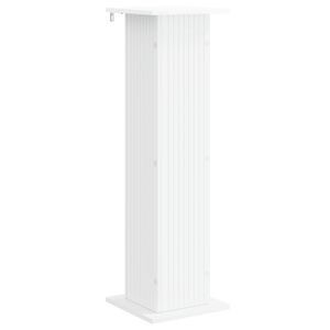 vidaXL Stojan na rastliny Biela 30,5 x 30 x 100,5 cm Kompozitn&eacute; drevo