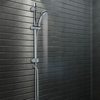 vidaXL Sprchová tyč s držiakom na ručnú sprchu 76 cm