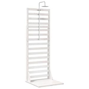vidaXL Extern&aacute; sprcha 225 cm Biela
