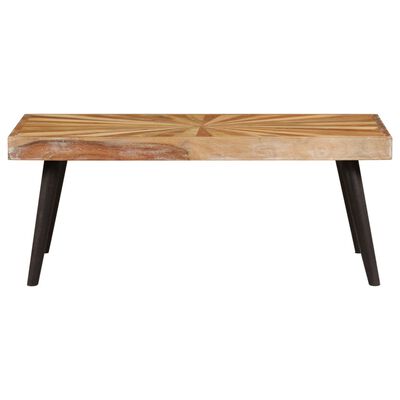 vidaXL Konferenčný stolík, masívne mangovníkové drevo, 90x55x36 cm